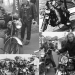 Marlon Brando équipée sauvage triumph thunderbird fête de la moto tarnos royal enfield