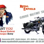 I WANT YOU royal enfield pays basque